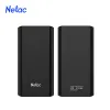 Drive NetAC Portable SSD DRIDE EXTÉRIEUR EXTÉRIEUR 1TB 2TB 500 Go 250 Go USB3.1 TYPEC HDD SSD externe pour le bureau de tablette PC Latop PC