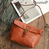 Borse da sera Alirattan 2024 Women for Borse Fashion Leather Mini Retro One Spalla Messenger Bolsa Feminina