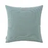 Capa de travesseiro ao ar livre à prova d'água de cor quadrada sólida, travesseiro em casa Sofá decorativo 45x45cm