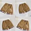 10A Collocation Free Kids Brand Summer Suit Boys Girls Child Shorts Shorts Classic Cartoon Short Short Abbigliamento a maniche corte Set di grandi dimensioni 90-150