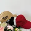 パーティーサプライズカスタムマンスリーズデイ刺繍名男性と女性のためのレトロな野球帽DIYデザインレターカスタマイズサンハット旅行