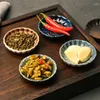 Bowls 1pcs Japanese Flavor Dish Ceramic Seasoning Sauce Ins Home Creative Chili Tableware