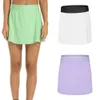 Yoga Skirt Comfortable Naked Color Anti glare Tennis Skirt Quick Drying Breathable Yoga Skirt Loose Casual Sports Skirt 5 Sizes