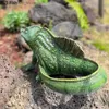 Arts et artisanat Courteard Arden Decoration Résine Imitation Animal Ornements Chameleon Lizard Sculpture Statue Fiurines Home Decor Accessoriesl2447