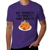 Les débardeurs pour hommes mangent des spaghettis pour oublier votre t-shirt regretti t-shirts t-shirts