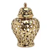 Vaser lägger till en touch av glamour till din heminredning med denna Ambrose Chrome Plated Ceramic Vase Crystal Embellishments Gold