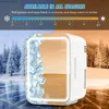 Fituez Cooseon 4L Mini Mirror Refrigerator Beauty and Skincare Refrigerator AC / DC REFRIGERATEUR DE BEAUTÉ CHAUFFICATIVE ET REFOGRATION