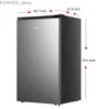 Freezer Hisense 4.4 Cu foot single door mini refrigerator with cooler silver 18.7 inches wide Y240407