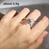 Wedding Rings Huitan Ly Fancy Band Women's With Round Cubic Zirconia High-quality Silver Color Ring Fashion Jewelry Bulk