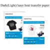Carta la stampante per trasferimento per trasferimento termico a colore laser a colori in luce scura