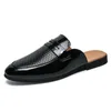 Повседневная обувь Tenis Masculino Men Loafers Кожаные мокасины скользит на мужском открытом платье вечеринка мужские квартиры