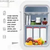 Congelador mini refrigerante 810l calefacción tranquila y congelación refrigerador eléctrico compacto portátil con luces adecuadas para familias Dormitorios de estudiantes Y2404