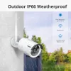 Sistema sannce 8ch nvr ultra hd 2MP CCTV Sistema wireless Sistema AI Rilevamento umano Camera da telecamera di sicurezza IP all'aperto Impostare il kit di videosorveglianza