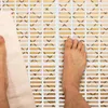 Tapetes de banho interligam drenagem de borracha banheiro tapetes impermeáveis
