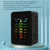 Tuya WiFi Luftqualitätsmesser 7 in 1 PM2.5 pm10 Carbonicoxid Kohlendioxid TVOC HCHO AQI Tester TFT -Detektor