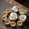 Teaware Sets Chinese Tea Complete Set Teapot Cup Tools Luxury Jingdezhen Ceramic Tetera De Ceramica Accessories GPF40XP