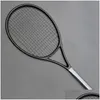 Raquettes de tennis 40-55 lbs Tralight Black Carbon Raqueta Tenis Padel Racket String 4 3/8 RACCHETTA TENNISRACKET RACKET DROP DIVRION DHXMW