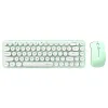 Combos del mouse del teclado Lindo 2.4g Conjunto silencioso inalámbrico Portable 68 Clave Arone Purple Verde para tableta para iPad PC Laptop Drop entrega Com OT7PO