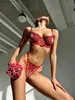 Sexig uppsättning ellolace Floral Sexig underkläder för fina kvinnor Hot sexdräkt som är väl utseende underkläder Push Up Bh Set Fancy Bilizna Attraktiv outfit L2447