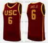 USC Trojans Jerseys de baloncesto 6 Bronny James Jr. 5 Boogie Ellis 1 Isaiah Collier 0 Johnson 24 Joshua Morgan 3 Isaiah Mobley 5 Nikola Vucevic Nick Young Onyeka Okongwu