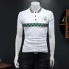 Sommar ny högkvalitativ Mercerized Cotton Mens Polo Kort ärm T-shirt Stor Slim Fit Shirt {Kategori}