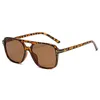 Sonnenbrille Retro Square Sonnenbrille für Frauen Retro Marke Spiegelte Sonnenbrille für Frauen schwarz gelb modische Süßigkeiten Farbe Oculos de Sol Feminol240403