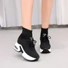 Fitness Shoes Chimizhai Women Platform Sneakers High Hidden Heels Mesh Cedas de outono feminino Spring WY523
