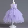 Bright Purple Blue Pink Champagne Jewel Girl's Birthday/Party Dresses Girl's Pageant Dresses Flower Girl Dresses Girls Everyday Skirts Kids' Wear SZ 2-10 D407255