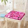 Borboletas de travesseiros rosas cadeira de cadeira de cadeira