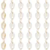 Charms 60Pcs Real 18K Gold Plated Shell Pendants Sea Pendant Beach Seashells Cowrie