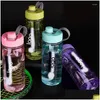 Бутылки с водой 1000 мл фабрика Оптовая зазор Pirce Herba Plating Plastic Sports Bottle с Dhs0h Dhs0h