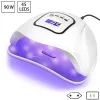Bits 90w Led Uv Lamp Nail Supplies for Professionals 45leds Nails Tools Professional Material Nail Polish Manicure Accessories All