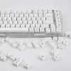 Аксессуары 131 Ключ белая простота клавиш для Apple Mac Style xda Profile PBT Клавицы переключатели механическая клавиатура Минималистская крышка белой клавиши