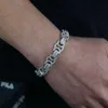 Labgrown ronde gesneden diamant armband tennisketen charmante armband handgemaakte diamanten armband fabrikant fijne sieraden