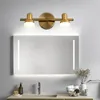 Wall Lamps Modern LED Lamp Black Copper Mirror Light For Dresser Bathroom Bedroom Home Decor 2/3/4Head Sconces Lighting Lustre