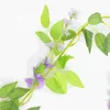 Decorative Flowers Simulated Wisteria Strips Artificial Flower Fake Plant Hanging Garland Wedding Vine Silk Cloth