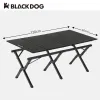 Furnishings Naturehikeblackdog Outdoor Aluminum Alloy Egg Roll Table Portable Camping Table Ultralight Outdoor Camp Furniture Folding Table