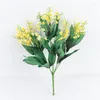 Decorative Flowers Plastic Artificial Lily Of The Valley Bouquet Wedding Floral Home Living Room Decoration Simulation Flower Fake Lilys