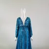 Bohemian Lace Matteraty Po Strzelanie długie sukienki Site Slit Woman w ciąży Suknia Ubrania Pyficzne Przez 240326