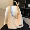 Schoudertassen vrouwen modezak grote capaciteit corduroy stijlvolle weekender solide kleur casual woon -dagelijkse dagere slinger