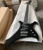 Custom Made 4 struny czarne elektryczne basowe Ebony Electric Electric Bass Nowy przylot Chrome Hardware China Made Bass 6983320