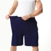 Плюс размер Big 9xl 10xl 11xl Men Shorts Модальные хлопковые летние мягкие комфортные темно -синие эластичные талию.