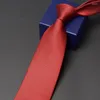 Bow Ties Marque Men 9cm Tie Fashion Fashion Robe Shirt Cou de chemise pour le travail d'affaires Nertes à carreaux noirs bleus avec boîte-cadeau