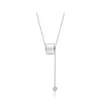 classic Designer necklaces fashionable small waist High-grade cross chain niche light luxury collarbone chain Gold cool style 2024 New!