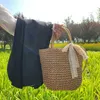 Lady Beach Bags Grass Woven Bag for Women Ins Super Fire Handbag Spring Summer Fashion Versatile One Shoulder Crossbody