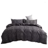 Sängkläder sätter 2/3st Böhmen högkvalitativ täcke täcke set cutblommor solida tröstare lyxiga täcke vuxna slipning borstad hemtextil