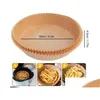 Andere huizentuin Luchtfriteel Wegwerppapier Perkament Wood PP Steamer Cheesecake Accessoires Bak Drop levering DHXVK