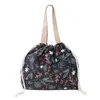 Schoudertassen emmertas minimalistische modeprint bloemen canvas trendy handtassen schattig grote capaciteit crossbody