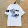 高品質のデザイナーフーディーズメンズストーンTシャツメンズスウェットシャツコンパスアームバンドコットンシャツショートスリーブTシャツプルオーバーパーカーサマーショートパンツストーンズランズT 333