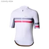 Herrt-shirts lätta cykeltröja kort seve mesh fabirc race fit cykling set sommar snabb torr cykeltröjor och haklappshorts h240407